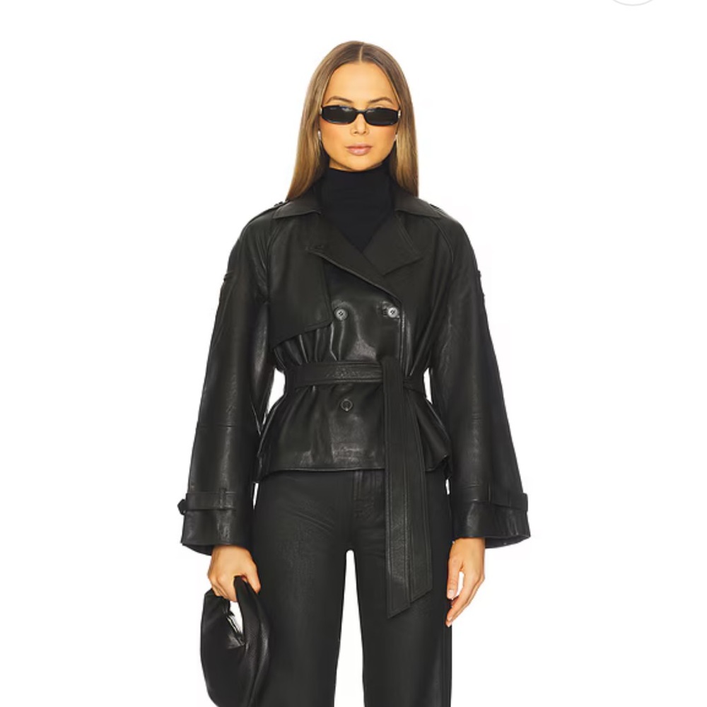 All Saints Reeds Leather Jacket